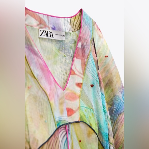 ZARA PRINTED DRESS LIMITED EDITION - Picture 15 of 15